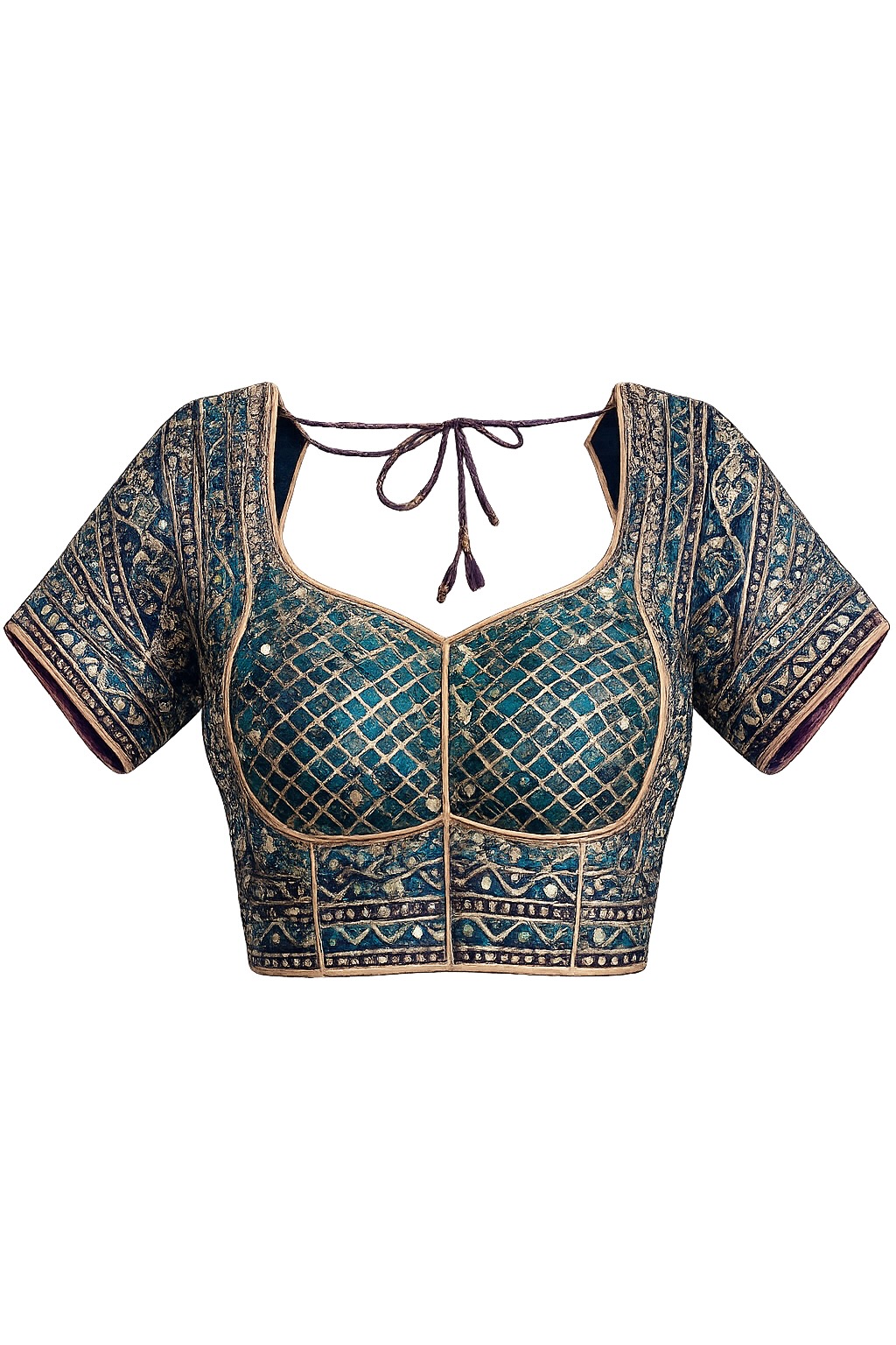 With Stitched Blouse